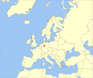 Location of Paderborn